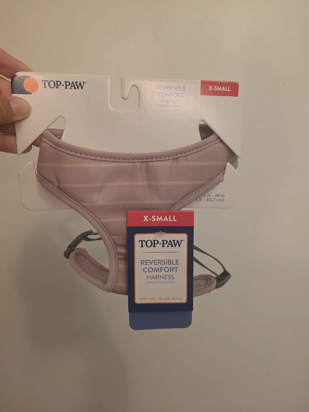 Top Paw Reversible Comfort Dog Harness - Light Purple